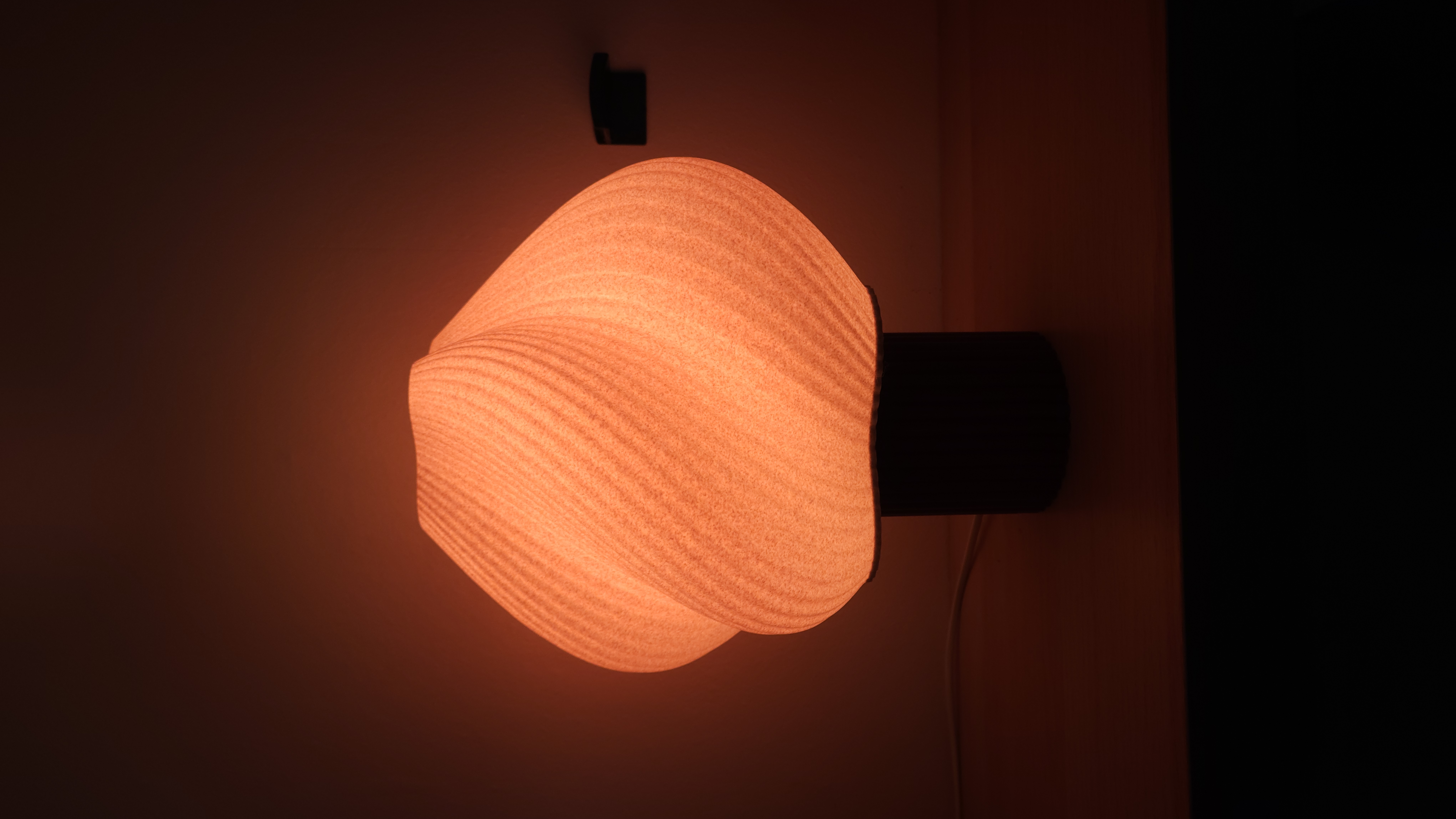 3D Printed Lamp - Wall Mount